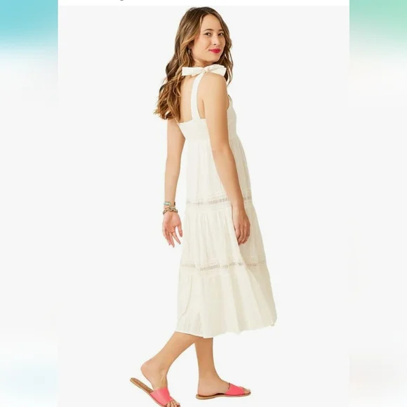 Carve Designs White Midi Dress - Picture 3 of 11